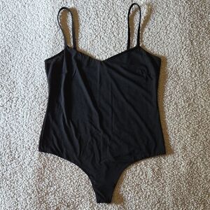 NWOT Parade Archive Sexy Silky Mesh Layering Triangle Bodysuit in Eightball